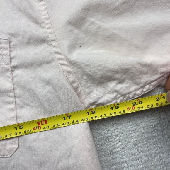 Rip Curl Shirt Casual Button-Up Short Sleeve Men Size S Standard Fit Light Pink - Picture 7 of 14